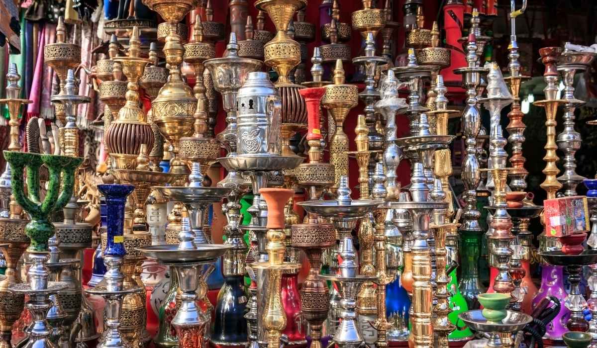 Hookah Bazaar in Cairo, Egypt
