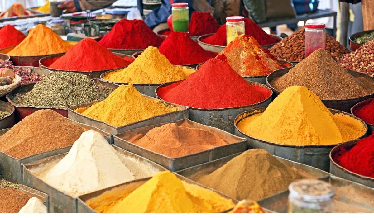 Spice Market In Morocco