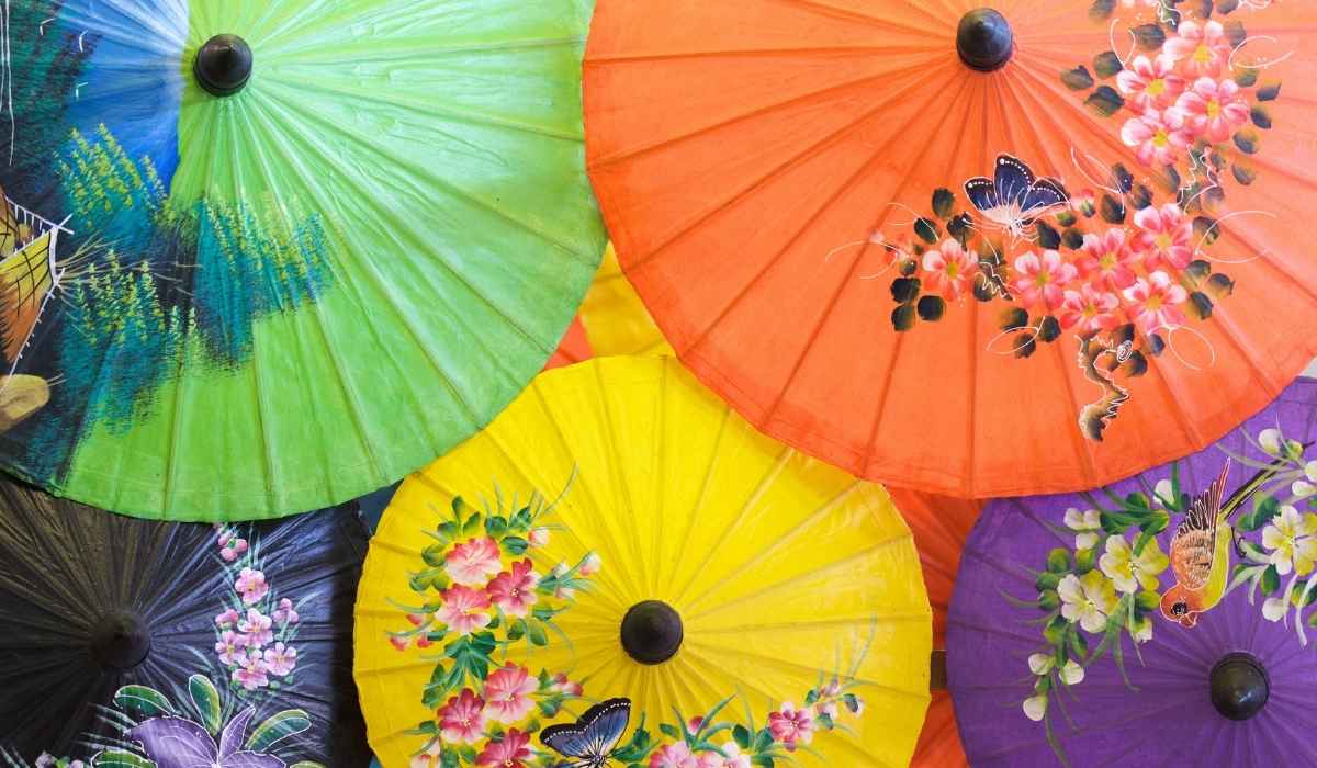 Thai Umbrellas are a perfect souvenir